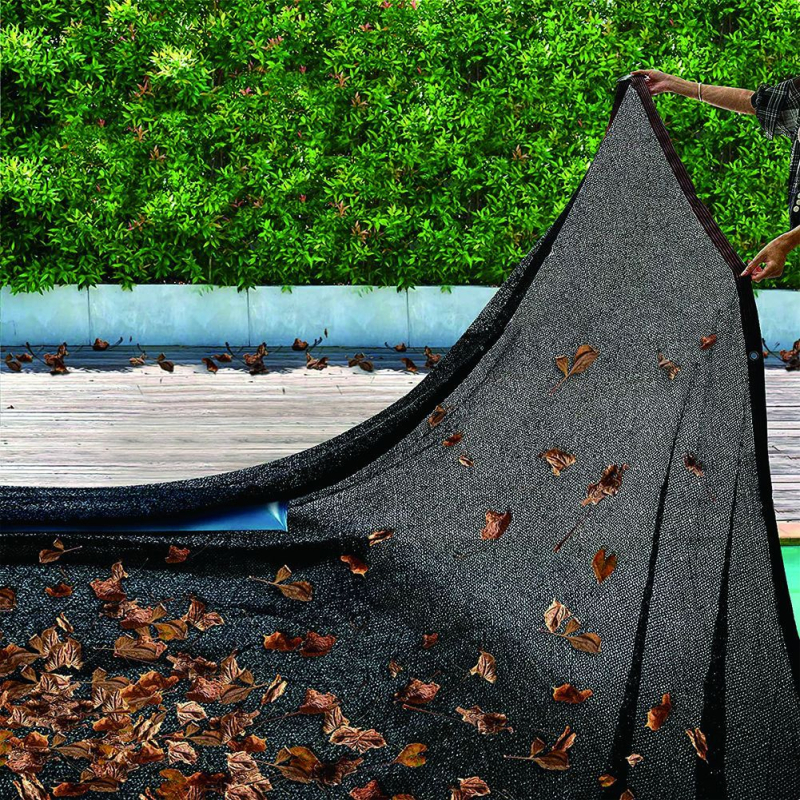 Κάλυμμα πισίνας με λεπτό δίχτυ, προστατευτικό δίχτυ για πισίνα και λίμνη, σκίαση, αποφυγή φύλλων φθινοπωρινή-χειμερινή