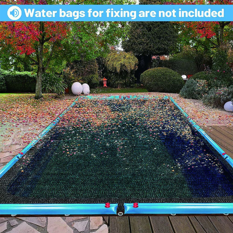 Κάλυμμα πισίνας με λεπτό δίχτυ, προστατευτικό δίχτυ για πισίνα και λίμνη, σκίαση, αποφυγή φύλλων φθινοπωρινή-χειμερινή