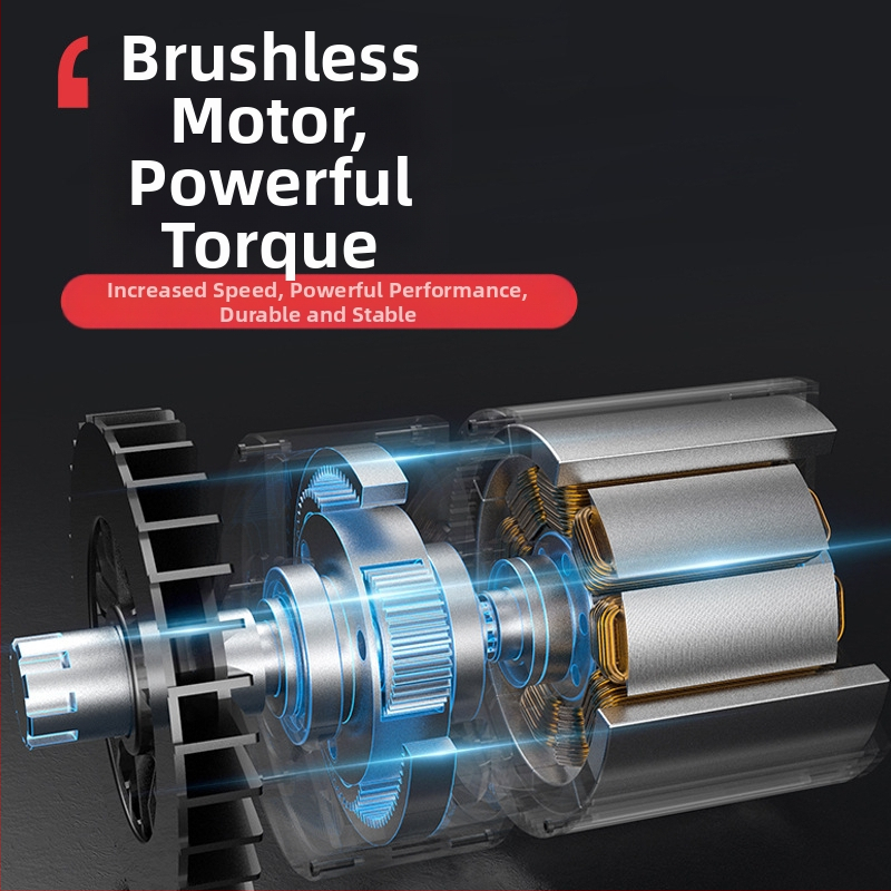 Електрически ударен гайковерт с презареждаща се литиева батерия, 21V, 3500 удара, завиване на стандартни болтове до 10 и болтове с висока якост до 20