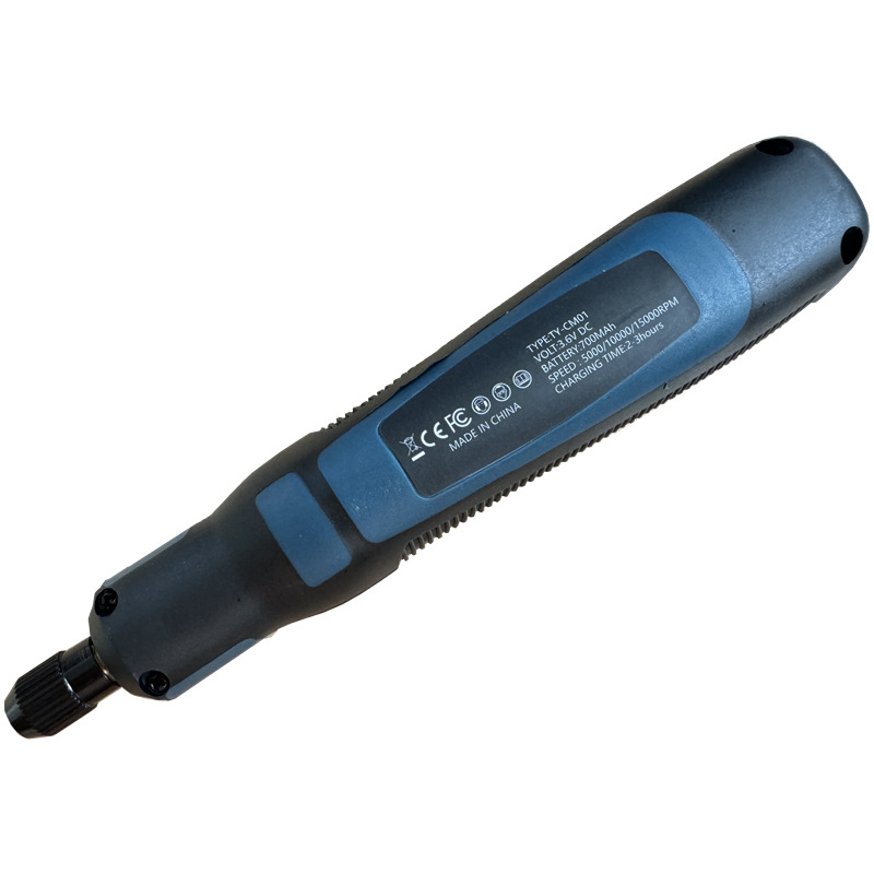 USB презареждащ мини шлайф за полиране и гравиране - три скорости, диапазон 3.7–5V, аксесоари: гравиращи игли, шаблони за рисуване, битове за пробиване и шлифовъчни глави, кабел 0.5 м