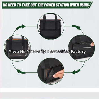 Τσάντα αποθήκευσης μπαταρίας – κυβοειδής τσάντα ταξιδιού για φορητές μονάδες ισχύος, ύφασμα Oxford, πολλαπλών χρήσεων (Μοντέλο: Battery storage bag)