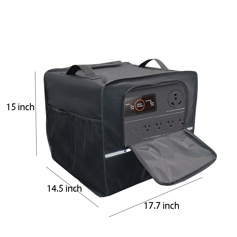 Κάλυμμα προστασίας για ηλιακή γεννήτρια από πολυεστέρα με ανακλαστική λωρίδα – αδιάβροχο και προστασία από σκόνη, φορητό για αποθήκευση