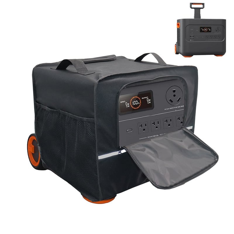 Κάλυμμα προστασίας για ηλιακή γεννήτρια από πολυεστέρα με ανακλαστική λωρίδα – αδιάβροχο και προστασία από σκόνη, φορητό για αποθήκευση