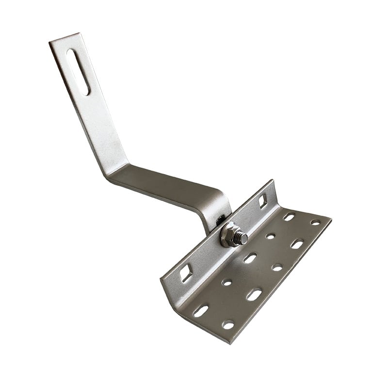 Saules paneļu jumta āķis - regulējams augstums, nerūsējošais tērauds, modelis HPS-TH-09, zīmols HPS