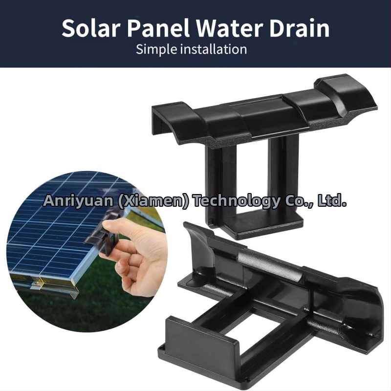 Фотоволтаичен дренажен клип, алуминиева сплав, ISO 9001, тегло 7 г, инжекционно формована обработка