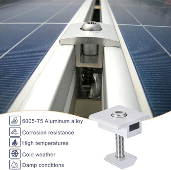 MECCANIXITY клип за среден монтаж на соларен панел AISEN модел mea240105ee000553, опаковка 22.2 x 12.3 x 5.2 cm