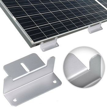 RV tetőre szerelt napelemes panel Z-típusú alumíniumötvözet tartó, 6005-T5, EU-s standard, tömeg 0,26 kg, oxidfilm 15μ, testreszabható