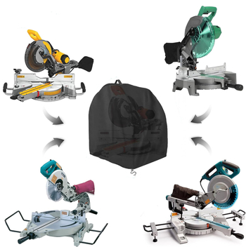 Κάλυμμα εξωτερικού τύπου για τραπεζικό πριονοκοπτικό από Oxford ύφασμα με ασημένιο φινίρισμα — αδιάβροχο, ανθεκτικό στη σκόνη, με επεκτεινόμενο άνοιγμα, επαναχρησιμοποιήσιμο