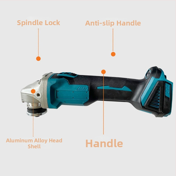 Безжичен ъглов шлайф с акумулаторна литиева батерия, 5V захранване
