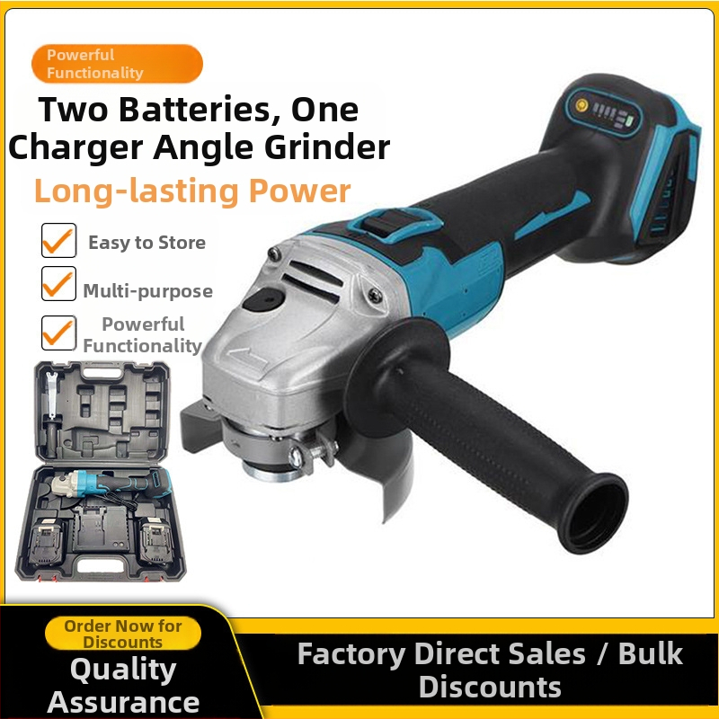 Безжичен ъглов шлайф с акумулаторна литиева батерия, 5V захранване