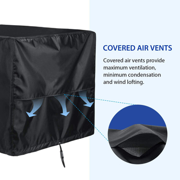 Κάλυμμα γεννήτριας με προστασία σκόνης, εξωτερικά αδιάβροχο, Nordic στυλ; ύφασμα Oxford, 70% πολυεστέρας, 30% αδιάβροχος στρώμα; κατάλληλο για εσωτερική/εξωτερική χρήση