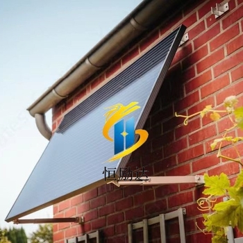 Henglida PV állítható tartó alumíniumötvözetből tetőre és balkonnak | Anódizált felület | 2.1 kg