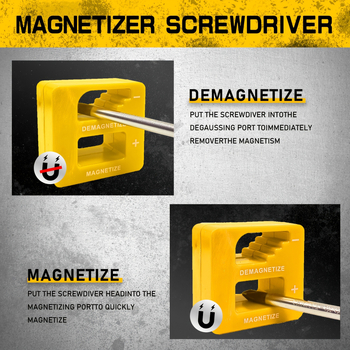 Σετ μαγνητικών κατσαβιδιών 121 τεμαχίων με απαγωγέα μαγνητισμού, από χρωμιοβάνδιο ατσάλι, για αυτοκίνητα, οικιακές και βιομηχανικές επισκευές