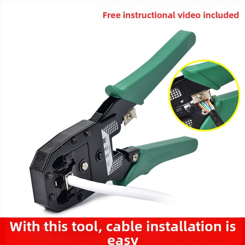 RJ45 Cat5/Cat6 tīkla kabeli krimpēšanas komplekts