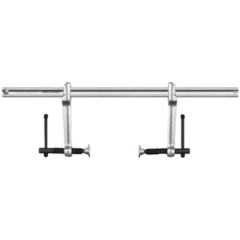 Πολυλειτουργικός F-σφιγκτήρας από χρωμοβάνιο ατσάλι, μηχανισμός ράβδου με διπλή δύναμη, βαριά επέκταση σφιγκτήρας