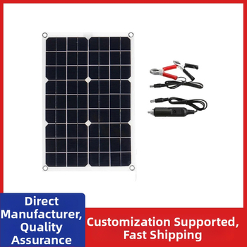 Mai 20W соларен панел – USB зарядно за автомобилна батерия, за външни аварийни ситуации, CE сертифициран