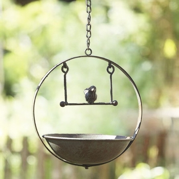 Vasból készült madáretető és itató, pastoral stílus (Anyag: Vas; Kategória: Madáretető; Stílus: Pastoral)