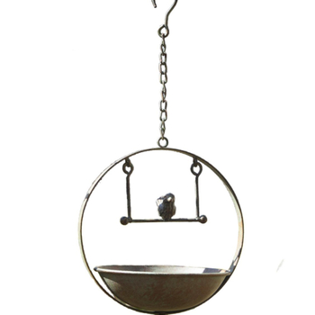 Vasból készült madáretető és itató, pastoral stílus (Anyag: Vas; Kategória: Madáretető; Stílus: Pastoral)