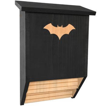 Εξωτερική κατοικία νυχτερίδων από πεύκο, μασίβ ξύλο, καταφύγιο