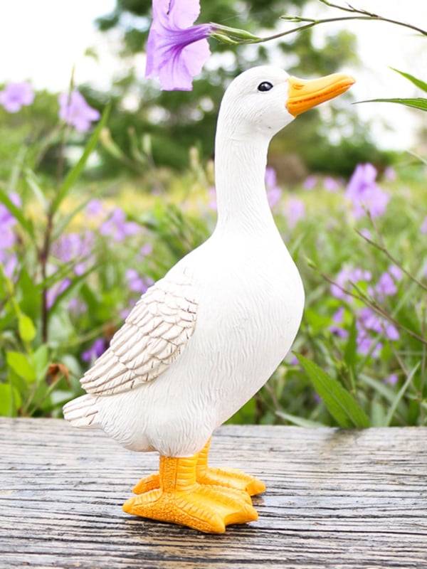 Patka od smole za vanjski vodeni element u vrtu, pastoralni stil