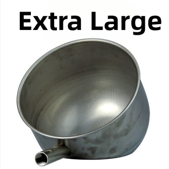 Rozsdamentes acél sertés itatótál — automata, ovális kialakítás, modell 49