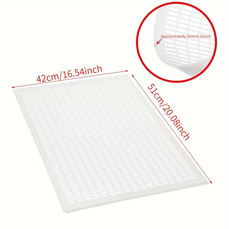 Πλαστική πλάκα απομόνωσης βασίλισσας μέλισσας (excluder) για μελισσοκομία — 6 τεμάχια, κατάλληλη για ιταλικές μέλισσες