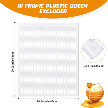 Εργαλεία μελισσοκομίας – Πλαστική πλάκα εξαγωγής/απομόνωσης βασίλισσας για κυψέλες, διαχωρισμός βασίλισσας και υποστήριξη εκτροφής
