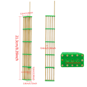 Εργαλεία μελισσοκομίας — θήκη μεταφοράς βασίλισσας μελισσών από μπαμπού, μακρύς σχεδιασμός