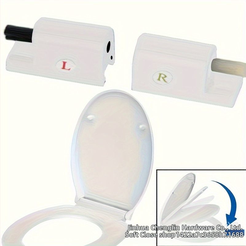 Панта за капак на тоалетната — комплект за замяна, ABS материал, самостоятелна подмяна, стил модерна простота, без монтажна услуга