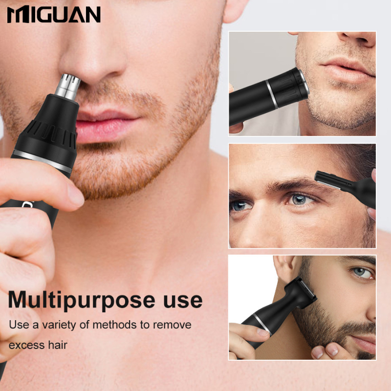 Nosis plaukų kirpimo prietaisas vyrams, įkraunamas, neplaunamas, daugiafunkcis elektrinis priežiūros įrankis
