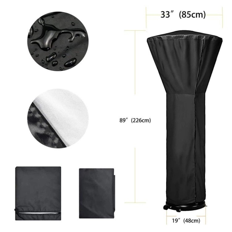 Kültéri kertfűtő takaró — poliészter, UV védelem, porvédő, modern egyszerű stílus, Wild Bank