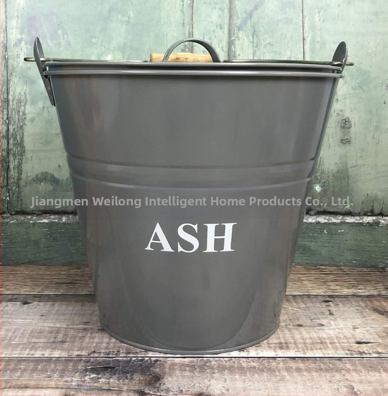 Krbové nástroje - železná nádoba na uhlie a popol, západný štýl, 3,89 kg, pôvod Jiangmen, Guangdong