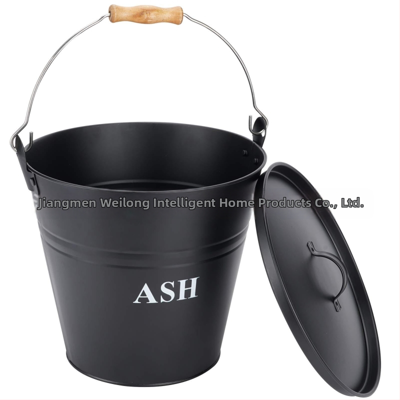 Krbové nástroje - železná nádoba na uhlie a popol, západný štýl, 3,89 kg, pôvod Jiangmen, Guangdong