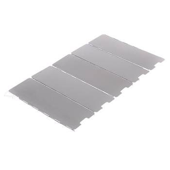 Like the Sun αναδιπλούμενο ανεμοφράγμα κατασκήνωσης εξωτερικού χώρου - πάνελ αλουμινίου κράματος, σετ 8/10/12 τεμαχίων, με μηχανισμό κλεισίματος, σε τσάντα Oxford