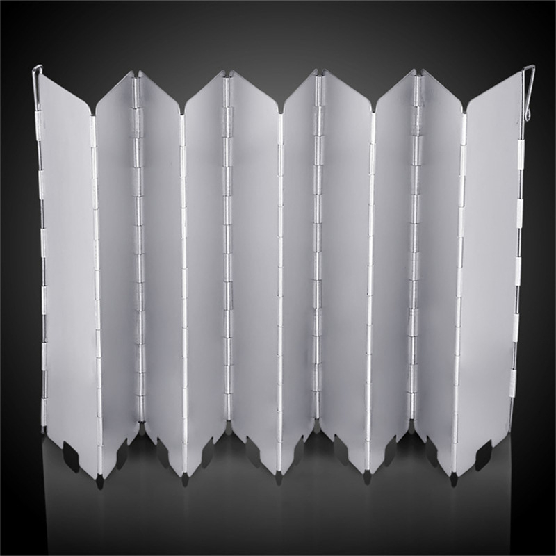 Like the Sun sklopiva vjetrozaštita za kampiranje - aluminijski paneli od legure, setovi od 8/10/12 komada, s mehanizmom zaključavanja, u torbi od Oxford platna