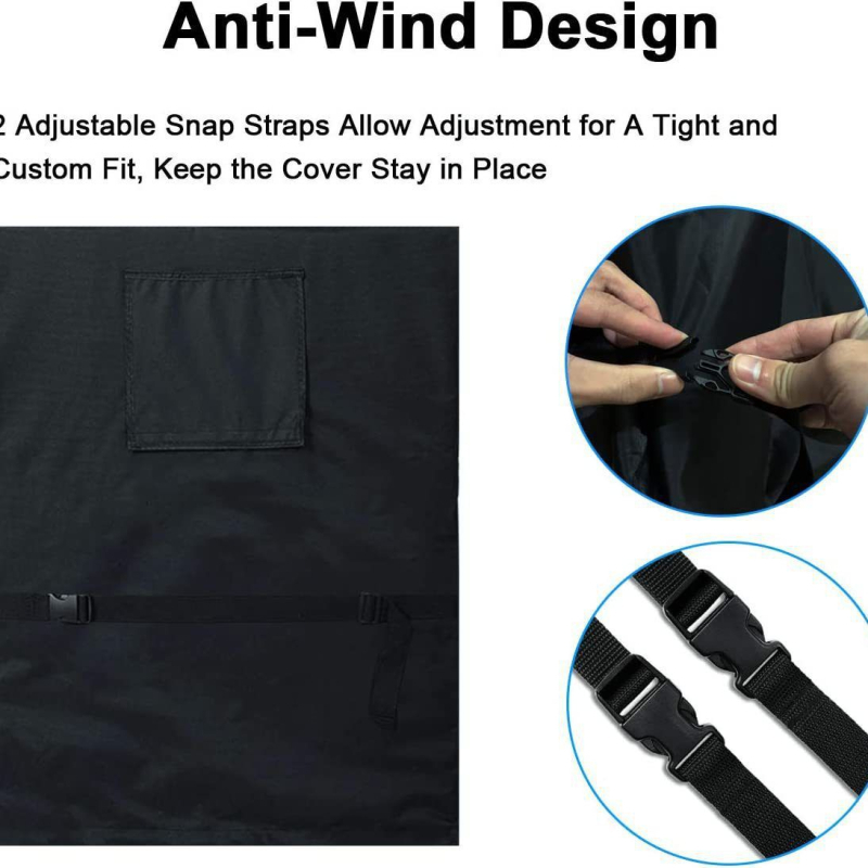 Покривало за прах на външен квадратен котлон; полиестер; модерен стил