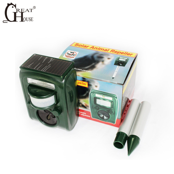 Ηλιακός υπερηχητικός απωθητής παρασίτων για φάρμες και κήπους – μοντέλο GH-501 | 5.1V / 21kHz / 0.2W | ABS περίβλημα