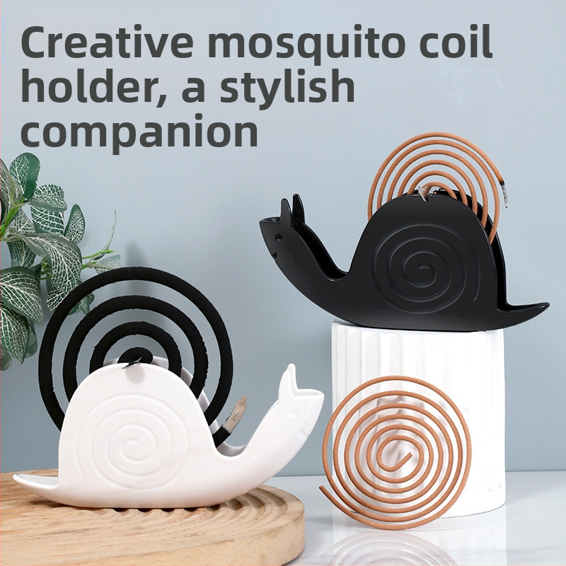 Държач за москитни спирали с висящ дизайн, от огнеупорен ABS материал, тегло 59 g, многократно използваем