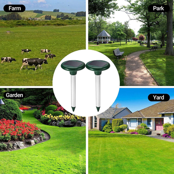 Time Peak MS-609 napelemes egér- és kígyóriasztó kültéri használatra, 5W, 1,2V, újratölthető