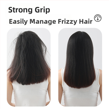 Plaukų tiesinimo šukos su titanio-turmalino danga, neigiamų jonų technologija, 15 lygių temperatūros reguliavimas, 45W 220V (laidas)