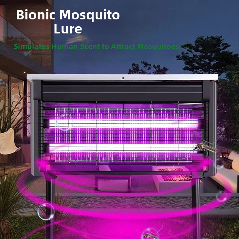 Слънчева външна лампа против комари за двор и градина — водоустойчива LED лампа, 36V, 15W