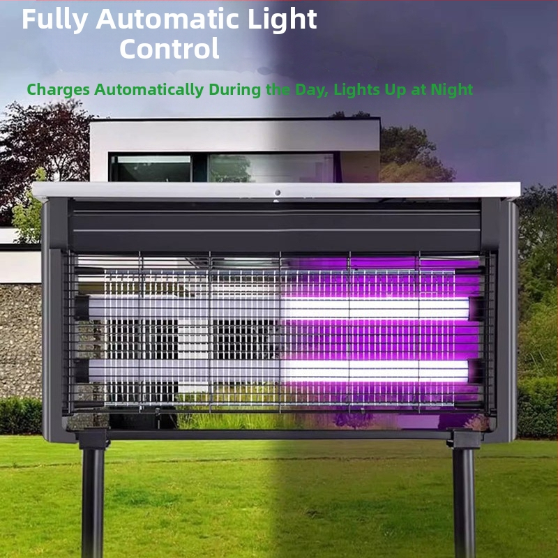 Слънчева външна лампа против комари за двор и градина — водоустойчива LED лампа, 36V, 15W