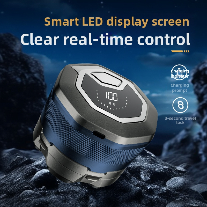 Електрическа роторна самобръсначка с шест глави, водоустойчива за цялото тяло, LED дисплей, плаваща глава, сменяеми и миещи се ножове, литиева батерия 800–1000 mAh, работа над 60 мин.