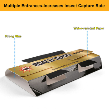 Lipni tarakonų gaudyklė — modelis 0001, specifikacija 001, netoksiška