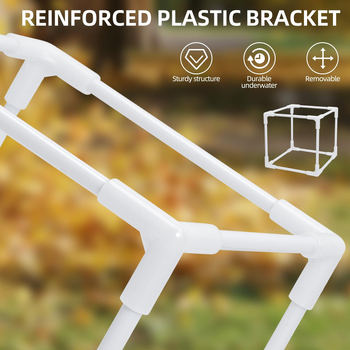 Σακούλα φιλτραρίσματος αντλίας νερού για λίμνη και βυθιζόμενες αντλίες, νάιλον διχτυωτό, αντιφράξης, σειρά άρδευσης με σταγόνες, χωρητικότητα 10, για κήπο