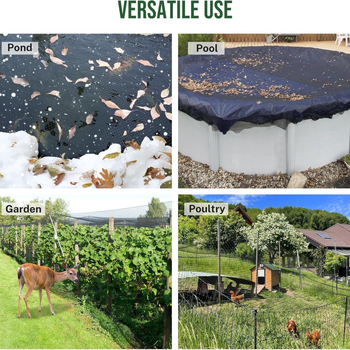 Δίκτυ προστασίας κήπου και λίμνης koi – παχύτερο πολυαιθυλένιο, δίχτυ χωρίς κόμπους, προστασία από πουλιά