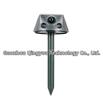 Εξωτερικός υπερηχητικός απωθητής ζώων με ηλιακή ενέργεια – SK031 τετράπλευρος, πολυλειτουργικό απωθητικό εντόμων, υποστηρίζει φόρτιση, 5V, 20kHz