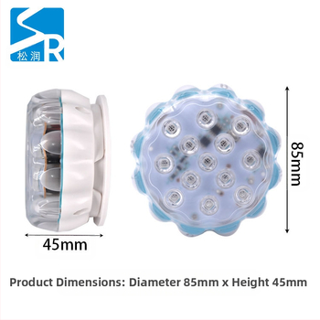 Merulė LED šviesa su nuotolinio valdymo, 5V įvadas, 13 LED, IP68 vandeniui atspari, 30 000 valandų tarnavimo laikas, tinkama akvariumams ir vandens dekoracijoms