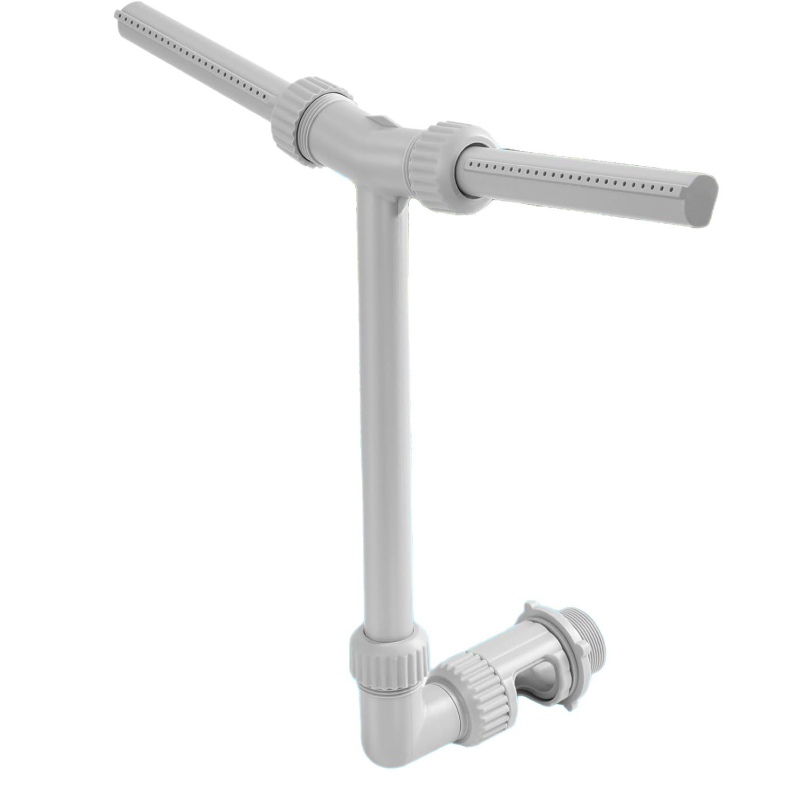 Baseino dviejų purkštukų fontano laikiklis, plastikas, modelis 2025, skirtas plaukimui ir vandens pramogoms