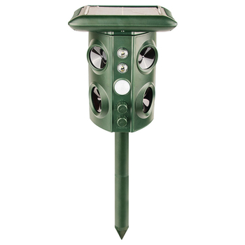 Kültéri állatriasztó - 12V, 5W, ultrahangos tartomány 13,5–45,5 kHz, modell 669A, oszlopos kialakítás